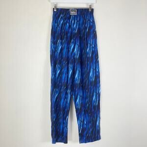 NEW Crazee Wear Mens Pant Blue Tide Loose Fit Workout Gym Size SMALL